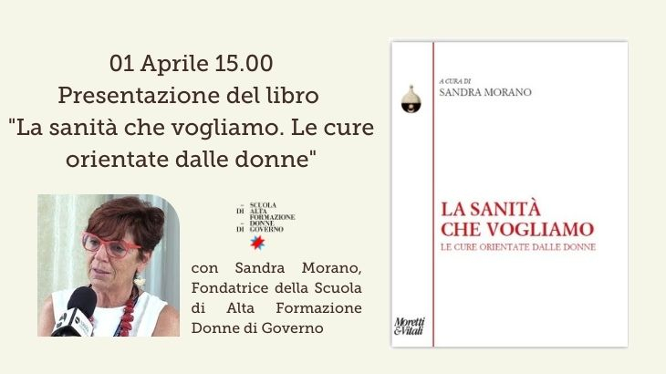 1 Aprile - Presentazione del libro "La sanità che vogliamo"