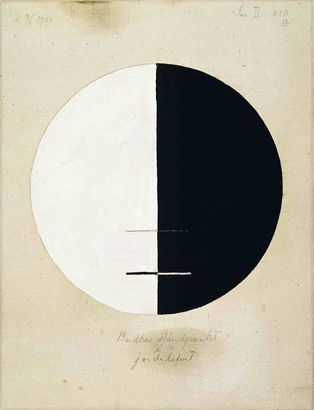 5 Hilma af Klint Il punto di vista di Buddha nella vita terrena 1920